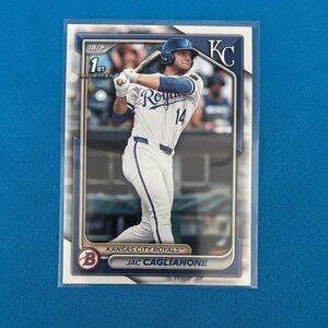 Kansas City Royals Jac Caglianone Baseball Card - Bowman